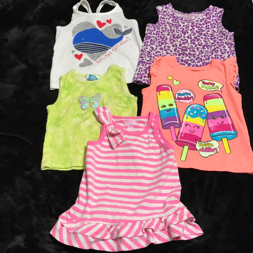 10 piece bundle.  Tanks and shorts